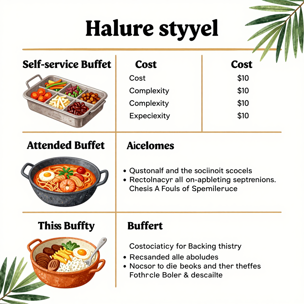 Comparison Table of Buffet Styles