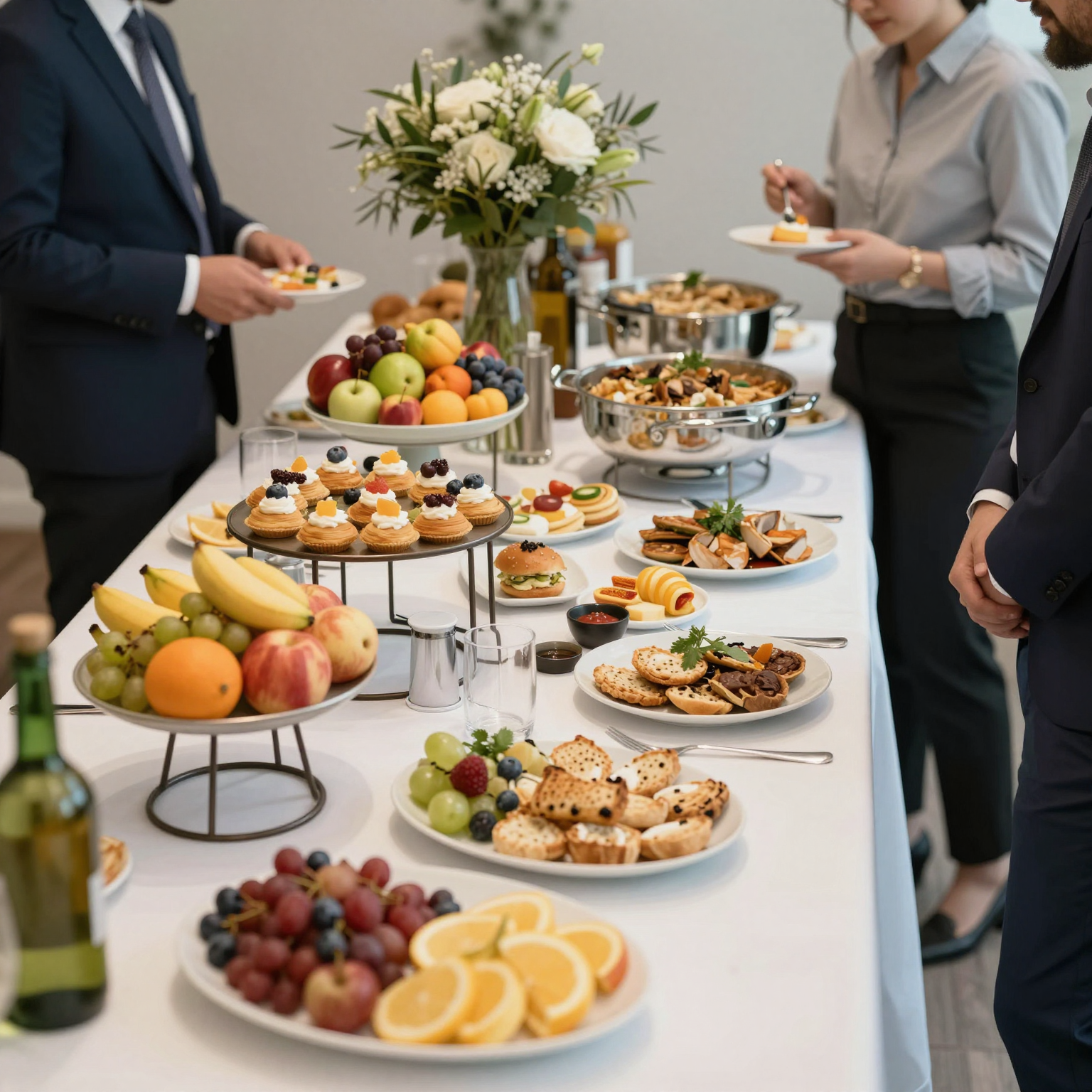 Breakfast Buffet Setup