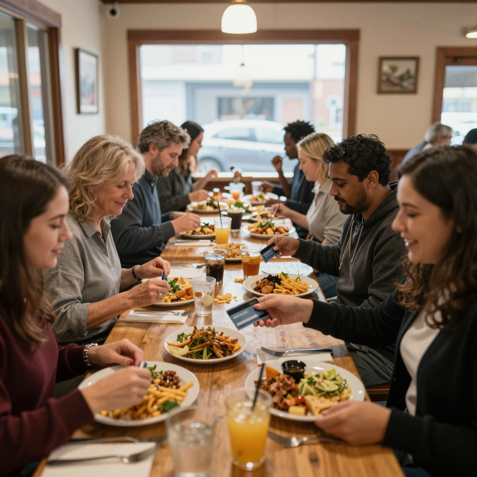 Dining Scene in Herkimer