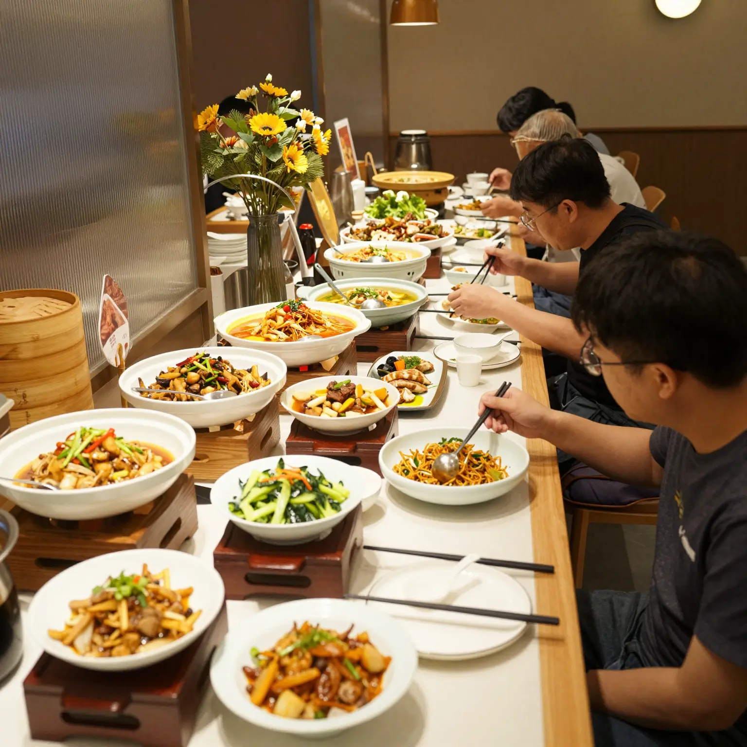 Chinese Buffet Dining Experience