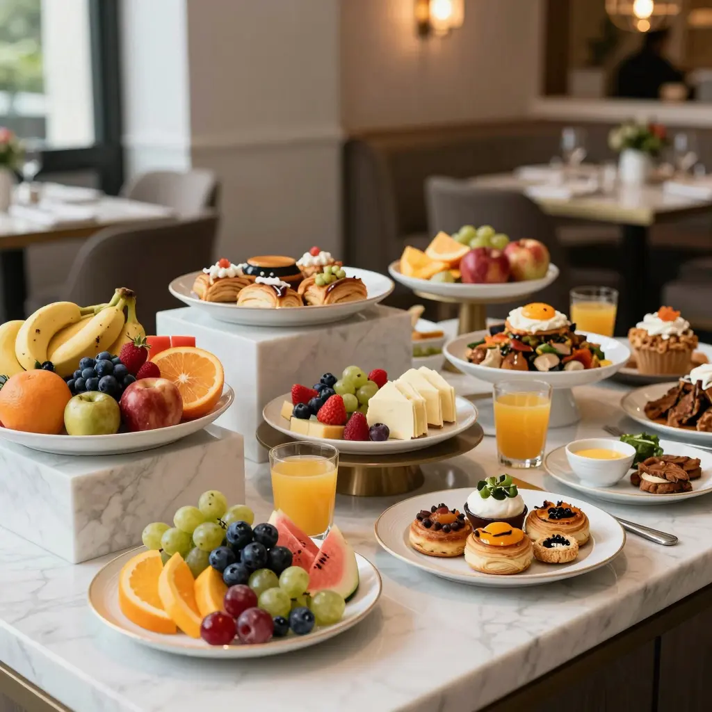 Vibrant Brunch Setting