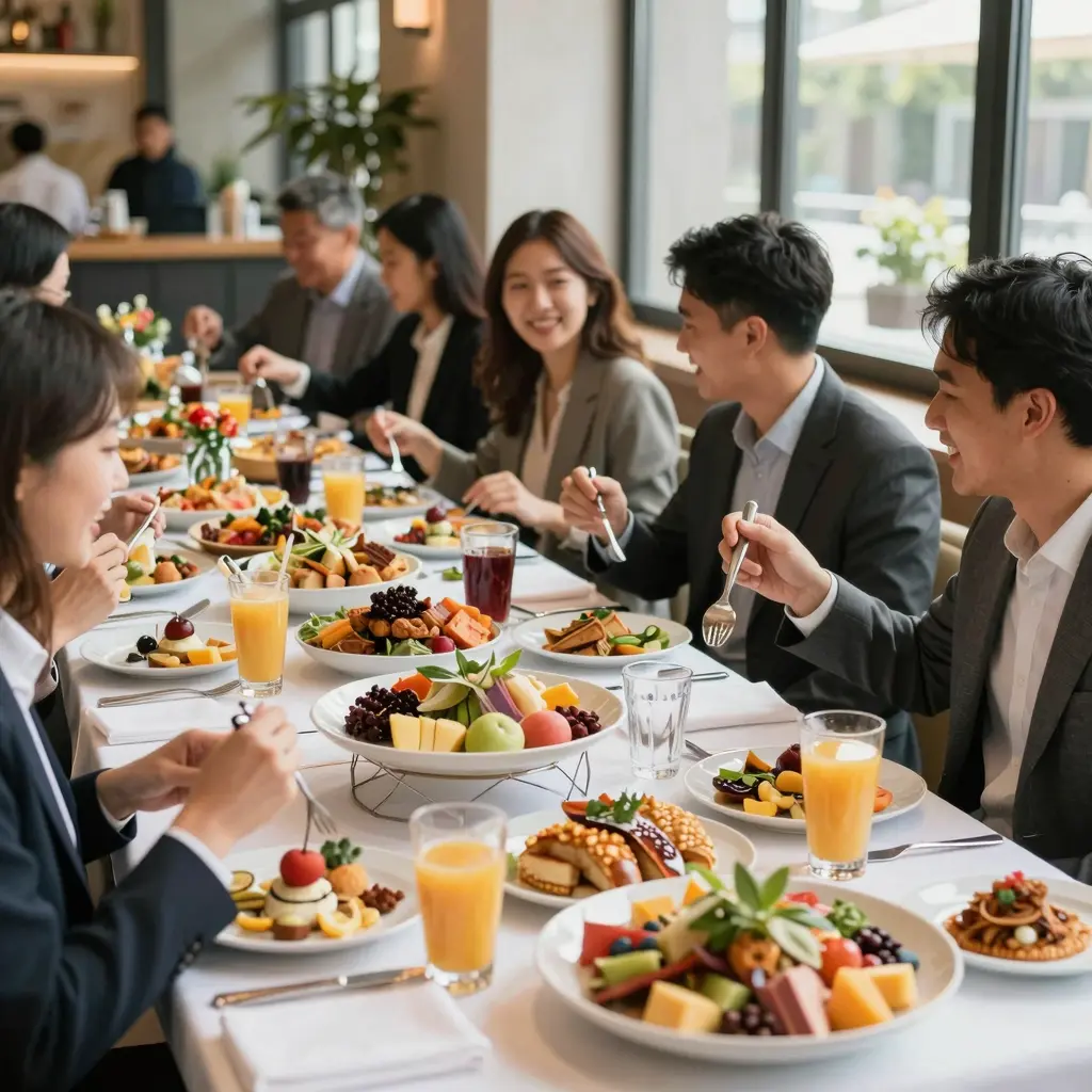 Vibrant Sunday Brunch Buffet