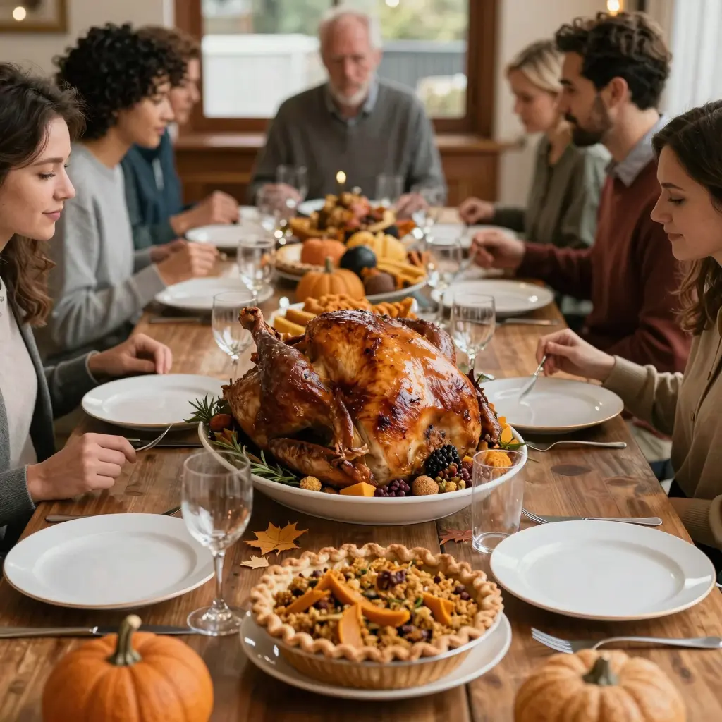 Thanksgiving Dining Setting