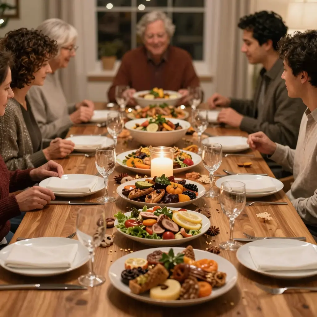 Holiday Dinner Scene